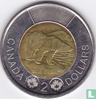 Canada 2 dollars 2012 (date en bas) - Image 2
