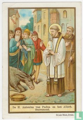 H. Antonius van Padua (met ezel)