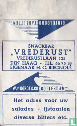 Snackbar "Vrederust"