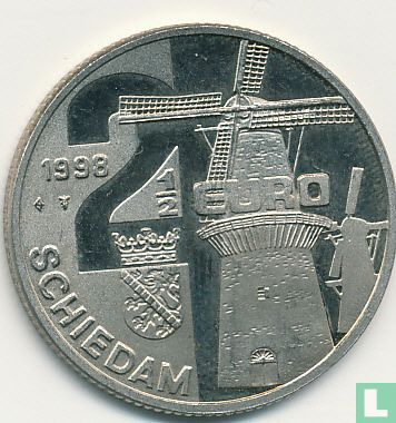 Schiedam 2,50 euro 1998 - De Drie koornbloemen - Bild 2