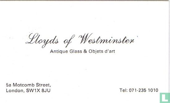 Lloyd's of Westminster