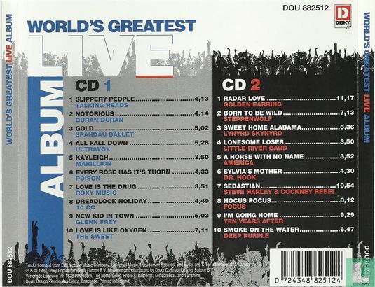 World's Greatest Live Album - Afbeelding 2