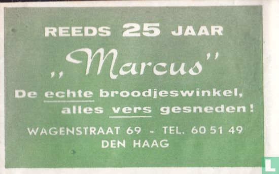 Reeds 25 jaar "Marcus"   - Image 1