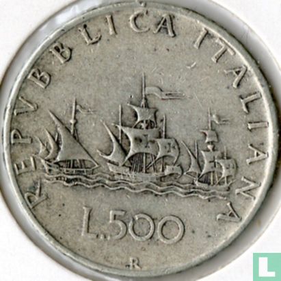 Italië 500 lire 1965 - Afbeelding 1