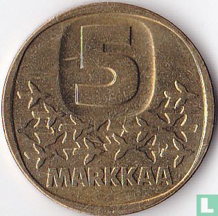 Finnland 5 Markkaa 1990 - Bild 2