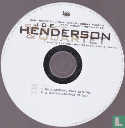 Joe Henderson Sextet & Quartet  - Image 3