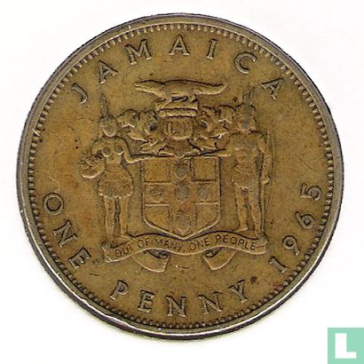 Jamaïque 1 penny 1965 - Image 1
