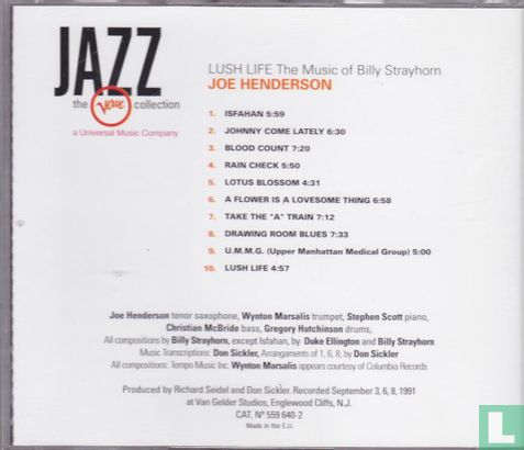 Lush Life: The Music of Billy Strayhorn  - Afbeelding 2