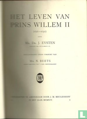 Het leven van Prins Willem II - Image 2