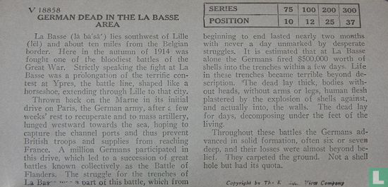 "And the trench was a reeking shambles." German dead in the La Bassee area.  - Afbeelding 3
