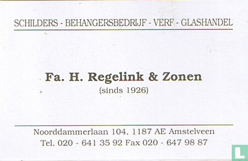 Fa. H. Regelink & Zonen