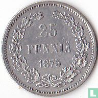 Finland 25 penniä 1875 - Image 1