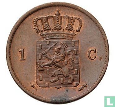 Nederland 1 cent 1863 - Afbeelding 2