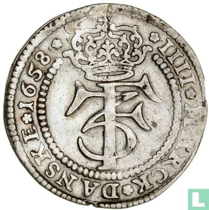 Danemark 1 krone 1658 - Image 1