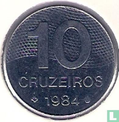 Brasilien 10 Cruzeiro 1984 - Bild 1
