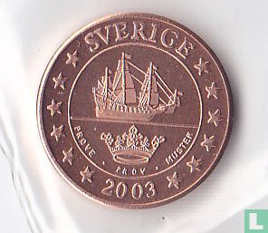 Zweden 2 eurocent 2003 - Afbeelding 1