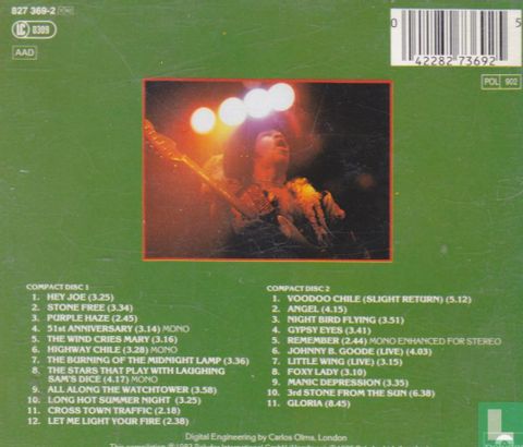 Jimi Hendrix The singles album - Afbeelding 2