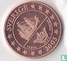 Zweden 5 eurocent 2003 - Bild 1