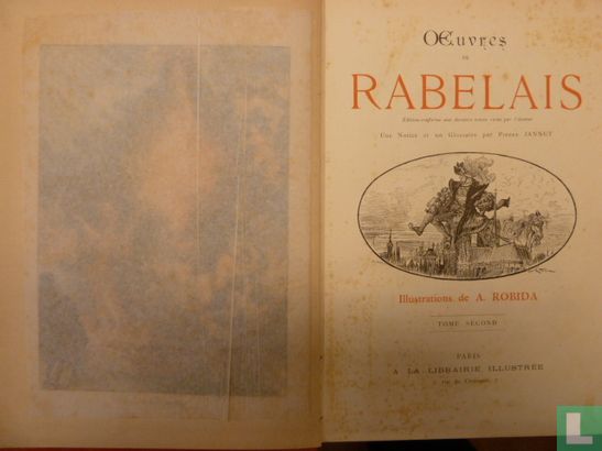 Oeuvres de Rabelais. 2 - Afbeelding 3