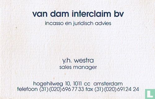 van Dam interclaim bv