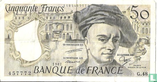 50 francs 1987 - Afbeelding 1