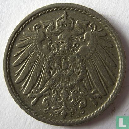 German Empire 5 pfennig 1899 (D) - Image 2