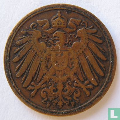 Duitse Rijk 1 pfennig 1901 (F) - Afbeelding 2