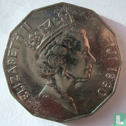 Fiji 50 cents 1990 - Afbeelding 1
