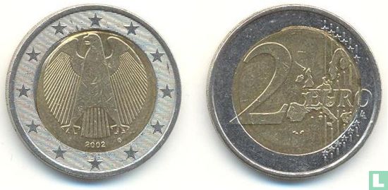 Deutschland 2 Euro 2002 (G - Prägefehler) - Bild 3