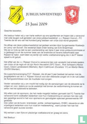 Rijssen Vooruit - FC Twente