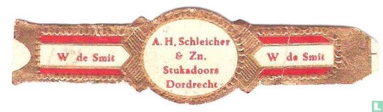 A, H. Schleicher & Zn, Stukadoors Dordrecht - W de Smit - W de Smit  - Bild 1
