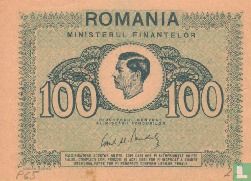 Roemenië 100 Lei 1945 - Afbeelding 1