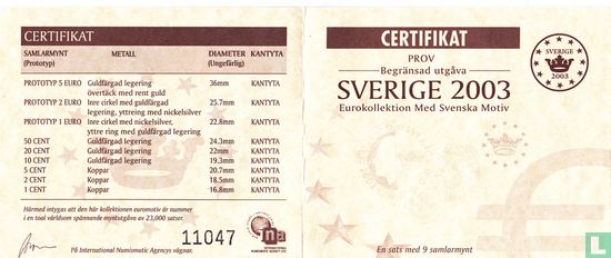 Zweden 5 eurocent 2003 - Bild 3