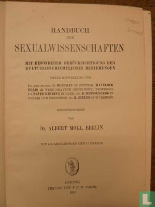 Handbuch der Sexualwissenschafte.  - Image 3