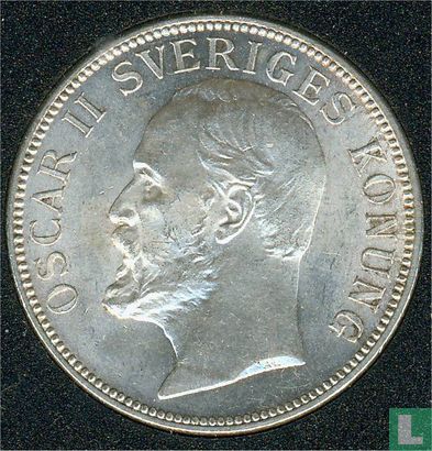 Schweden 2 Kronor 1907 - Bild 2