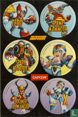 Mega Man X Promo Pogs - Image 1