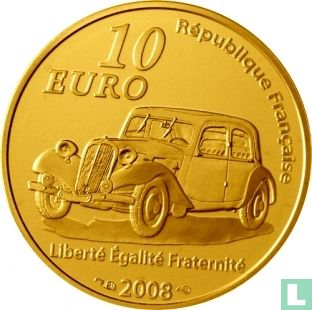 France 10 euro 2008 (PROOF) "130th anniversary of the birth of André Citroën" - Image 1