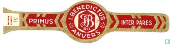 I.Benedictus IB 1857 Anvers - Primus - Inter Pares - Bild 1