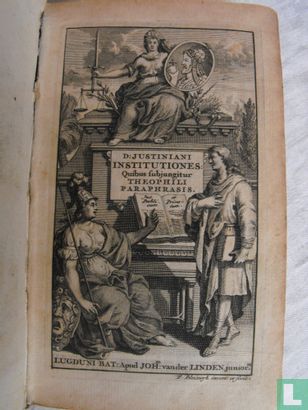 Sacratissimi Principis Institutionem, sive Elementorum, Libri Quator. - Afbeelding 2