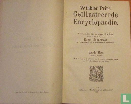 Winkler Prins' Geïllustreerde Encyclopaedie 4 - Image 3