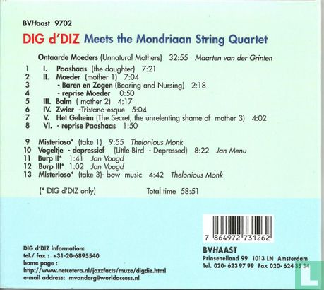 DIG d'DIZ meets The Mondriaan String Quartet - Bild 2