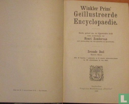 Winkler Prins' Geïllustreerde Encyclopaedie 7 - Bild 3