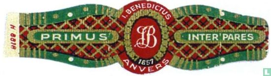 I.Benedictus IB 1857 Antwerp - Primus - Inter Pares  