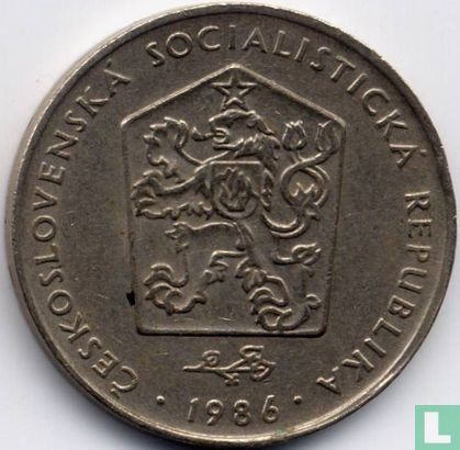 Tsjecho-Slowakije 2 koruny 1986 - Afbeelding 1