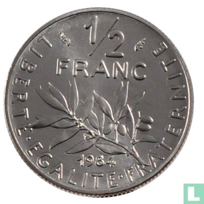 France ½ franc 1984 - Image 1