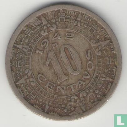 Mexique 10 centavos 1942 - Image 1