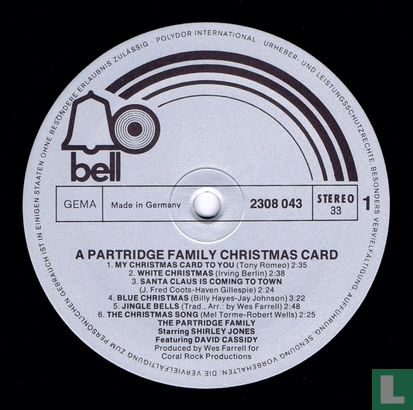 A Partridge Family Christmas Card - Afbeelding 3