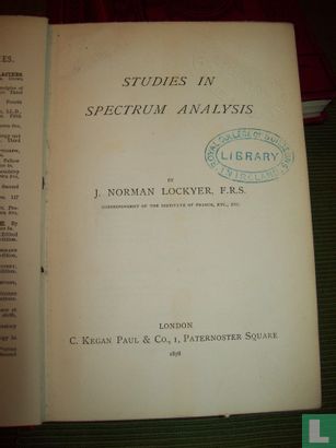 Studies in spectrum analysis  - Afbeelding 3
