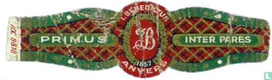 I.Benedictus IB 1857 Antwerp - Primus - Inter Pares   