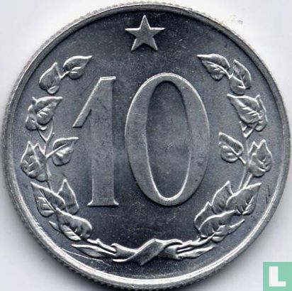 Czechoslovakia 10 haleru 1969 - Image 2